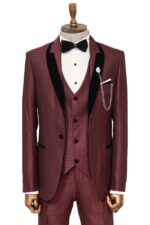 Patterned-Burgundy-Velvet-Lapel-Groom-Suit-Wessi-8