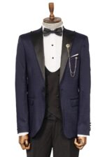 Patterned-Combined-Navy-Blue-Men-Tuxedo-Wessi-10