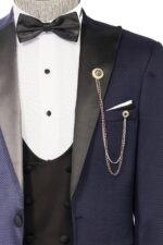 Patterned-Combined-Navy-Blue-Men-Tuxedo-Wessi-11