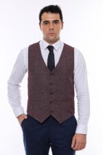 Patterned-Dark-Brown-V-Neck-Vest-Wessi-6