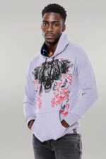 Patterned-Hooded-Silver-Grey-Sweatshirt-Wessi-4