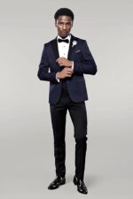 Patterned-Jacket-Combined-Navy-Blue-Tuxedo-Wessi-5