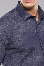 Patterned-Navy-Blue-Shirt-Wessi-Wessi-2