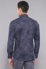 Patterned-Navy-Blue-Shirt-Wessi-Wessi-4