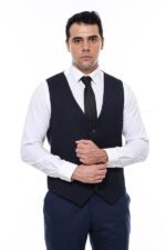 Patterned-Navy-Blue-V-Neck-Vest-Wessi-5