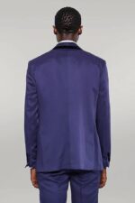 Patterned-Navy-Blue-Velvet-Lapel-Tuxedo-Wessi-3