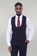 Patterned-Navy-Blue-Vested-Suit-Wessi-4