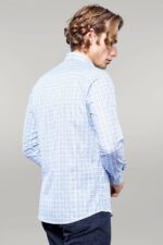 Patterned-Plaid-Light-Blue-Shirt-Wessi-3