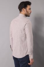Patterned-Slim-Fit-Beige-Shirt-Wessi-2
