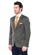 Patterned-Slim-Fit-Brown-Men-Blazer-Wessi-5