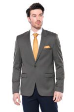 Patterned-Slim-Fit-Brown-Men-Blazer-Wessi-6