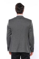 Patterned-Slim-Fit-Dark-Grey-Men-Blazer-Wessi-3