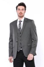 Patterned-Slim-Fit-Dark-Grey-Men-Blazer-Wessi-4