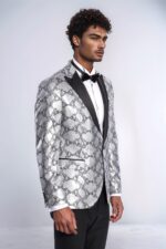 Patterned-Slim-Fit-Grey-Men-Singer-Tuxedo-Blazer-Wessi-2