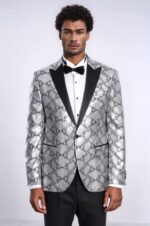 Patterned-Slim-Fit-Grey-Men-Singer-Tuxedo-Blazer-Wessi-3