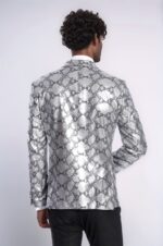 Patterned-Slim-Fit-Grey-Men-Singer-Tuxedo-Blazer-Wessi-5