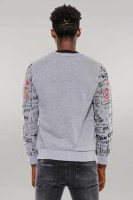 Patterned-Slim-Fit-Grey-Sweatshirt-Wessi-3