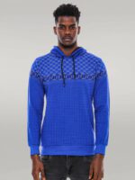 Patterned-Slim-Fit-Indigo-Blue-Sweatshirt-Wessi-2