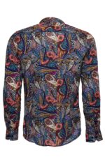 Patterned-Slim-Fit-Long-Sleeves-Multicolor-Men-Shirt-Wessi-2