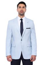 Patterned-Slim-Fit-Sky-Blue-Blazer-Wessi-4