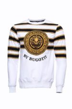 Patterned-Slim-Fit-White-Sweatshirt-Wessi-5