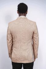 Patterned-Slim-Fit-Yellow-Blazer-Wessi-4