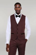 Patterned-Velvet-Lapel-Burgundy-Groom-Suit-Wessi-6