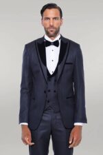 Patterned-Velvet-Lapel-Navy-Blue-Men-Tuxedo-Wessi-4