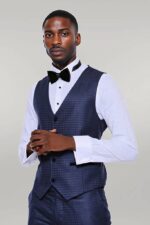 Patterned-Velvet-Lapel-Navy-Blue-Men-Tuxedo-Wessi-4