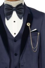 Patterned-Velvet-Lapel-Navy-Men-Tuxedo-Wessi-1