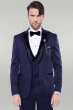 Patterned-Velvet-Lapel-Navy-Tuxedo-Wessi-6