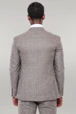 Patterned-Vested-Slim-Fit-Beige-Mens-Suit-Wessi-3
