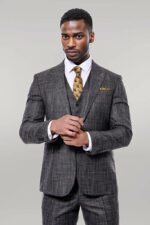 Patterned-Vested-Slim-Fit-Black-Mens-Suit-Wessi-5