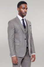 Patterned-Vested-Slim-Fit-Brown-Men-Suit-Wessi-9