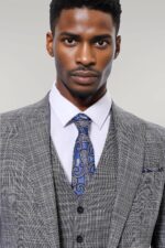 Patterned-Vested-Slim-Fit-Dark-Grey-Mens-Suit-Wessi-1