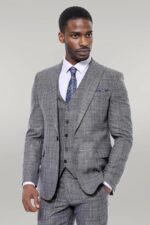 Patterned-Vested-Slim-Fit-Dark-Grey-Mens-Suit-Wessi-2