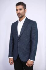 Patterned-Wide-Lapel-Navy-Blue-Men-Blazer-Wessi-2