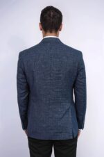Patterned-Wide-Lapel-Navy-Blue-Men-Blazer-Wessi-4