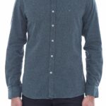Patterned Wool Green Shirt - Wessi