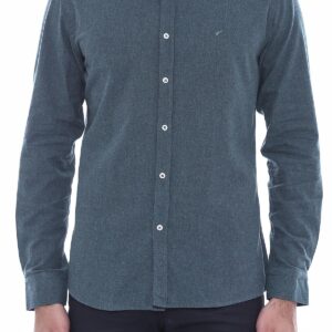 Patterned Wool Green Shirt - Wessi