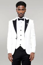 Peak-Lapel-3-Piece-White-Tuxedo-Wessi-8