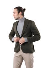 Peak-Lapel-Dark-Green-Wool-Jacket-Wessi-5