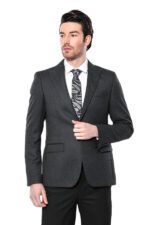Peak-Lapel-Dark-Grey-Blazer-Wessi-4