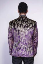 Peak-Lapel-Slim-Fit-Gold-Patterned-Purple-Men-Singer-Tuxedo-Blazer-4