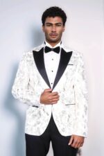Peak-Lapel-Slim-Fit-Gold-Patterned-White-Men-Dinner-Jacket-Wessi-3