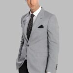 Peak Lapel Slim-Fit Smoked Jacket - Wessi