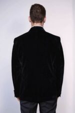 Peak-Lapel-Velvet-Black-Men-Prom-Blazer-Wessi-4