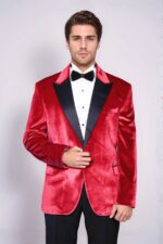 Peak-Lapel-Velvet-Red-Men-Wedding-Tuxedo-Blazer-Wessi-3