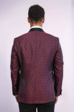 Pentagon-Patterned-Shawl-Lapel-Burgundy-Men-Dinner-Jacket-Wessi-4