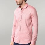 Pink Cotton Shirt for Men | Wessi
